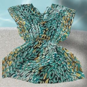 Derek Heart Multicolor Swim Coverup